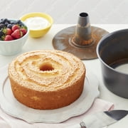 Wilton Premium Non-Stick Angel Food Cake Pan 9.5 x 4-inch Fluted Tube Baking Pan, Packaging May Vary