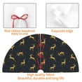 thumbnail image 4 of Yiaed Christmas Deers Print Christmas Tree Skirt , Tree SkirtsTree Mat for Christmas Winter Holiday Indoor Decorations-30", 4 of 7