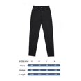 thumbnail image 6 of Women's Stretch Skinny Jeans - Elastic Waistband Solid Color Slim Fit Denim Pants, 6 of 6