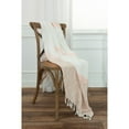 thumbnail image 4 of Rizzy Home  Color Block with Stripes Woven Throw Blush/Natural, 4 of 5