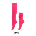 thumbnail image 4 of relayinert 2pack/lot Stably Fixed Slouch Socks With No Loose Thread Comfortable To Wear Polyester Polyester Made Breathable Rosy Red 1Set, 4 of 6
