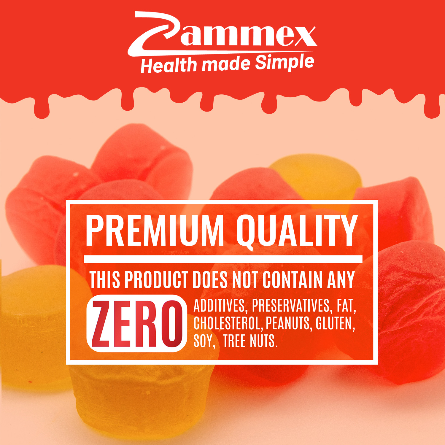 Zammex Acv Gummies Organic Apple Cider Vinegar Gummies 500mg Stomach