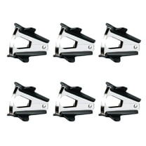 Worgeous Handheld Staple Remover and Nail Puller for Repair Use Black with Plastic Cap Portable and Safe to Use