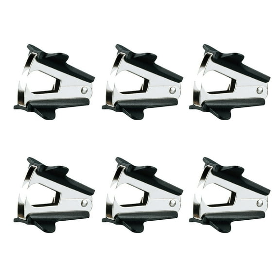 Worgeous Handheld Staple Remover and Nail Puller for Repair Use Black with Plastic Cap Portable and Safe to Use