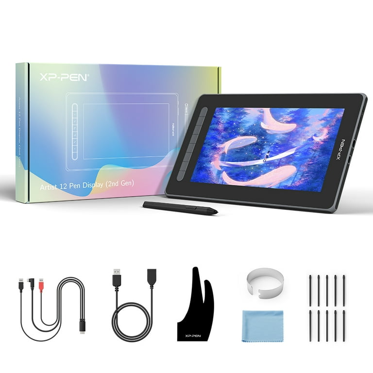 XP PEN Artrist 12 2nd Drawing Tablet with 1080P Screen 11.9in
