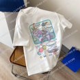 thumbnail image 1 of Camiseta de Anime Sanrio Cinnamoroll para mujer, dibujos animados Kawaii, manga informal, camisetas de calle de gran tamaño de algodón Harajuku, camisetas para mujer xuanjing  unisex, 1 of 2