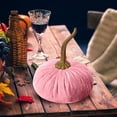 thumbnail image 2 of Handmade Velvet Decorative Pumpkin Ornament Elegant Autumn Home Desktop, 2 of 4