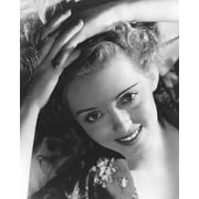 Bette Davis smiles flashing her famous eyes at camera 5x7 inch photo