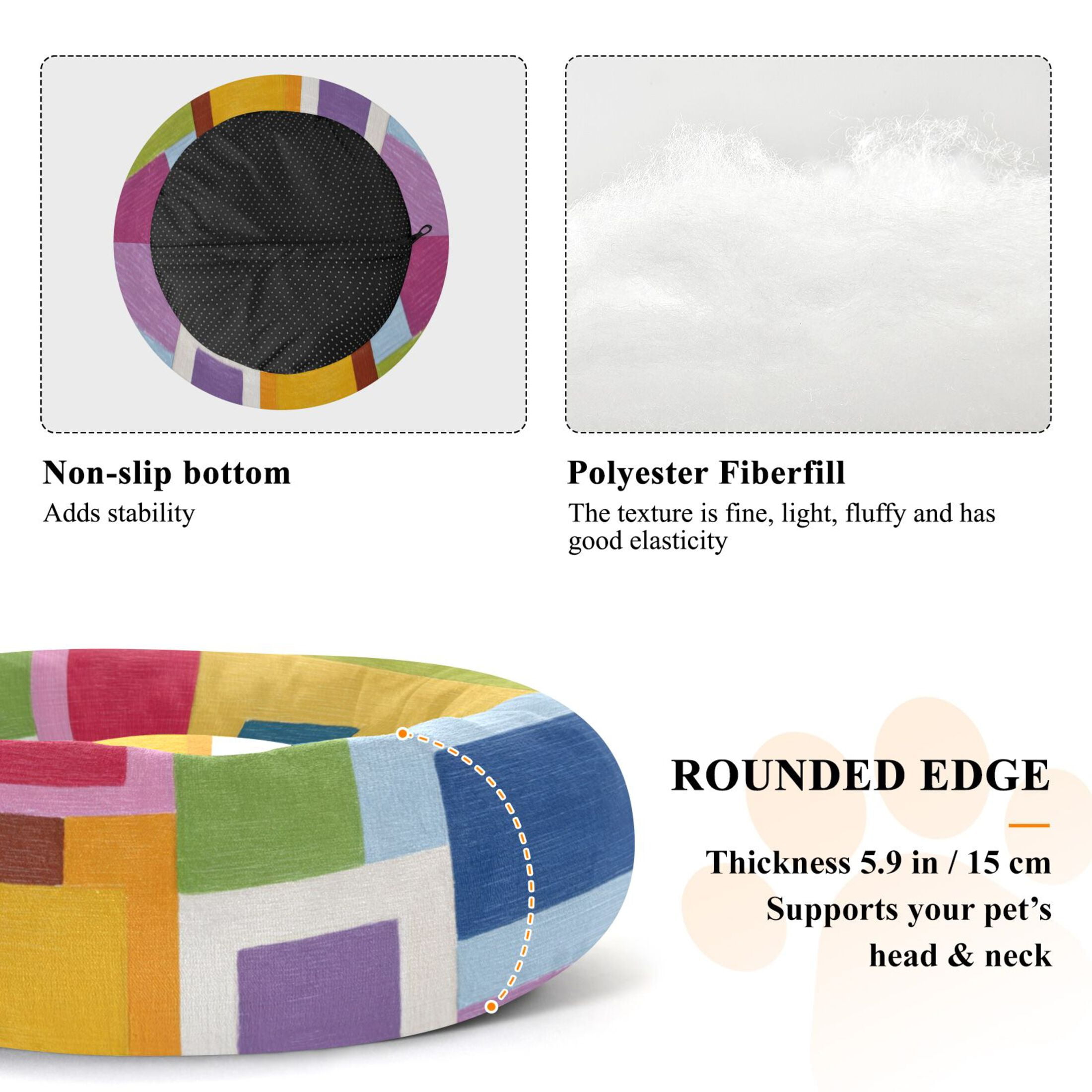 Pet Bed Pet Mat Cozy Removable & Washable Comfort For Cats And Dogs Squares Of Different Colors