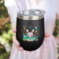 thumbnail image 5 of 12oz Easter Egg Tumbler with Lid & Straw, Insulated Stainless Steel Wine Cup, [Easter Theme] Print, 5 of 5