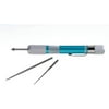 Diamond Tip Bead Reamer, A manual and extremely portable bead reamer with two diamond tipped reamer points and an edging point By Darice