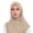 Beige, variant on Solid Color Bubble Chiffon Scarf for Women Fashion Soft Hijab Long Scarfs Wrap Scarves Beige