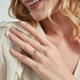 thumbnail image 2 of Moissanite Ring Butterfly Spinner Ring Gold Purple Butterfly Spinning Ring Gold Over Ring, 2 of 5