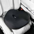 thumbnail image 4 of Florich Car Seat Cushion for Driving, Memory Foam Seat Cushion for Car Office Chair, Ergonomic Support Sciatica Pain Relief, Black, 4 of 8