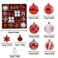 thumbnail image 5 of 42PCS Christmas Tree Ornaments Shatterproof Hanging Balls Set, Glittering & Colorful Xmas Tree Decorations for Holiday Home Party Festival Decor, 5 of 6