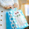 thumbnail image 2 of 15Pcs Clear Gift Bags with Handles for Party Favors Transparent Rectangular PVC, 2 of 8