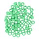 thumbnail image 5 of 100 cuentas de plástico para manualidades, espaciador de barba, kit de suministros de cuentas para joyería, pulseras, color verde, 5 of 8