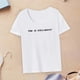 thumbnail image 1 of Camiseta para mujer con cuello redondo, camiseta básica suave para vacaciones, oficina, desplazamientos SG, 1 of 8