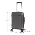 thumbnail image 6 of Brookstone Neuer 21" Hardside Carry On Spinner Luggage - Charcoal, 6 of 15