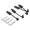 thumbnail image 2 of Clips de retención para carrocería de coche RC para Losi Lasernut U4 1/10, pieza de actualización para coche de control remoto, color negro, 2 of 14