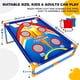 thumbnail image 3 of Juego de lanzamiento de pufs ABERLLS con temática de cohetes con 8 pufs, 3 of 7