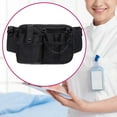 thumbnail image 6 of Nurse Fanny Pack, Multi Compartment Pocket Nursing Organizer Belt Bag, Apron Hip Bag Utility Waist Pack for Bandages Supplies Black, 6 of 10