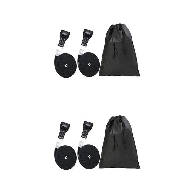 Maoww Lot de 2 Sangles de Fixation Réglables en Nylon avec Boucle Portable pour Moto Bateau Type1 NO1