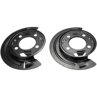 Dorman 924-208 Brake Dust Shield Pair - Black, Corrosion-Resistant Steel, Direct OE Replacement