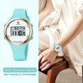 thumbnail image 6 of Watches for Women,Digital Watch Womens Outdoor Sport Watch with Alarm/Stopwatch/Chronograph/Back Light, Christmas Gifts for Women, 6 of 8