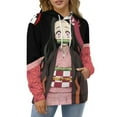 thumbnail image 5 of Kamado Nezuko Unisex Adult Hoodie Casual Hooded Sweatshirt Pullover Novelty 3D Printed Sweater Jacket 2XL, 5 of 8