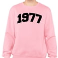 thumbnail image 2 of 1977 College Style Sweatshirt Unisex X-Large Pink, 2 of 5