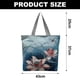 thumbnail image 2 of Bolso de lona con cremallera, bolso de viaje grande ecológico, adecuado para mujeres, 2 of 5