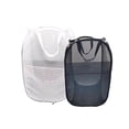 thumbnail image 3 of Pop Up Hamper, 2 PCS Mesh Pop Up Laundry Hamper, Foldable Mesh Laundry Basket with Space Saving Design for Home, Dorm, Travel and Storage, Blue, 3 of 5