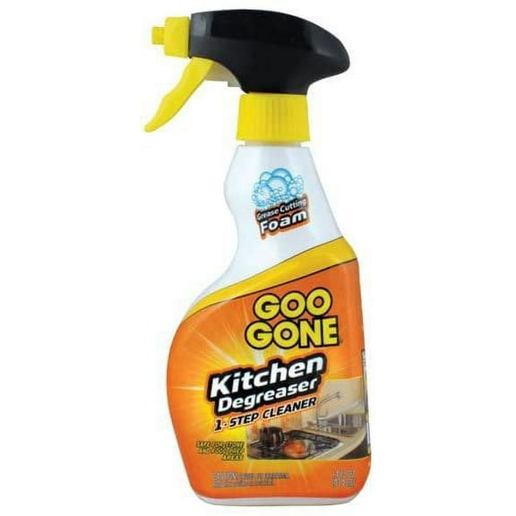 Goo Gone Kitchen Degreaser Foams - Pleasant Scent - 3 Pack, 14 oz