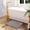 Light Gray, variant on Soft Absorbent Chenille Bath Mat Rug with Anti-Skid Rubber Backing, 24 x 17, White, by Noble Linens