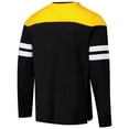 thumbnail image 3 of Men's G-III Sports by Carl Banks Black/Gold Pittsburgh Steelers Adaptive Hail Mary Long Sleeve T-Shirt, 3 of 3
