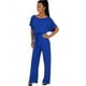 thumbnail image 4 of Womens Jumpsuit Casual Wide Legs Ladies Evening Party Long Playsuit, 4 of 5