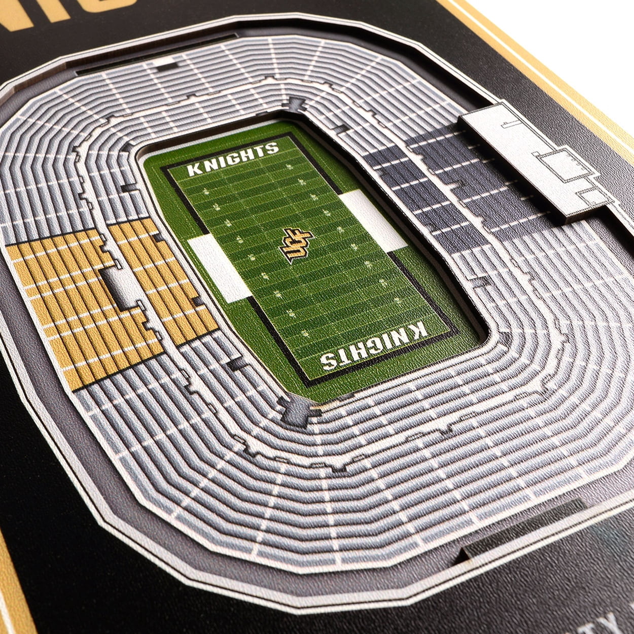 UCF Knights 8'' x 32'' 3D StadiumView Banner