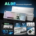 thumbnail image 2 of Teclado Mecánico Gamer Inalámbrico YUNZII AL98 Distribución 1800, 2 of 9
