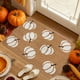 thumbnail image 5 of Felpudo con Diseño de Calabaza y Hojas de Arce Otoñales | Alfombra Decorativa para Entrada, Halloween y Acción de Gracias | Alfombra de Poliéster Suave para Baño, Cocina y Porche | Felpudo Lavable y, 5 of 6