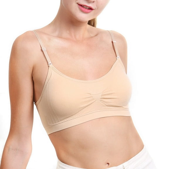 unbranded Women's Fitness Gym Bras Skin Color High Impact