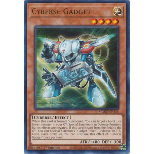 YuGiOh Maximum Gold El Dorado Cyberse Gadget MGED EN135 Walmart