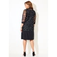 thumbnail image 3 of Catherines Women's Plus Size Floral Mesh Jacket Dress, 3 of 5