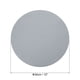 thumbnail image 2 of Tapete Protector de Cocina de Inducción de Silicona, Cubierta Protectora de Cocina de Inducción de 12 Pulgadas, Gris, 2 of 6