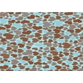 thumbnail image 1 of Ahgly Company Tapis d'Intérieur Lavables en Machine, Rectangle Rouge Châtaignier de Transition, 3' x 5', 1 of 7