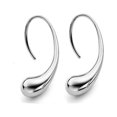thumbnail image 3 of Chic Tear Drop Silver or Gold Hook Earrings, 3 of 12