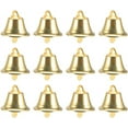 thumbnail image 1 of 120 campanas navideñas colgantes de 16 mm, mini campanas navideñas decorativas (doradas), 1 of 5