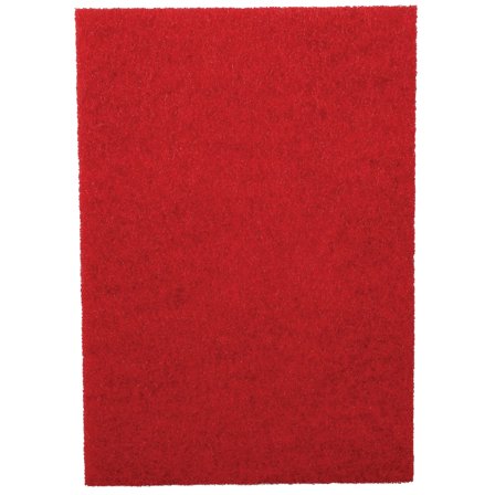 Sanico MVP Lead Off Premium Red Buff 14" x 20" Floor Pad (Box of 5)