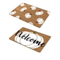 thumbnail image 5 of Justharion Polyester Door Mat Portable Halloween Thanksgiving Pumpkin Pattern Bedroom Bathroom Toilet Floor Rug Carpet Doormat Type 2, 5 of 5