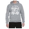 thumbnail image 2 of Wild Bobby,My Favorite People Call Me Pop-Pop Father Dad Grandpa Gift, Father's Day, Unisex Graphic Hoodie Sweatshirt, Heather Grey, Medium, 2 of 3